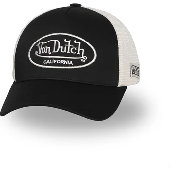 Gorra trucker negra y beige ajustable LOF B30 de Von Dutch