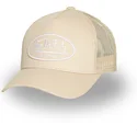 beige-justerbar-truckerkeps-lof-b35-fran-von-dutch