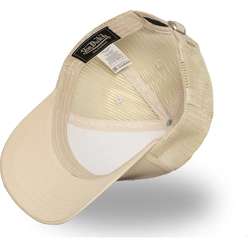 beige-verstellbare-trucker-kappe-lof-b35-von-von-dutch