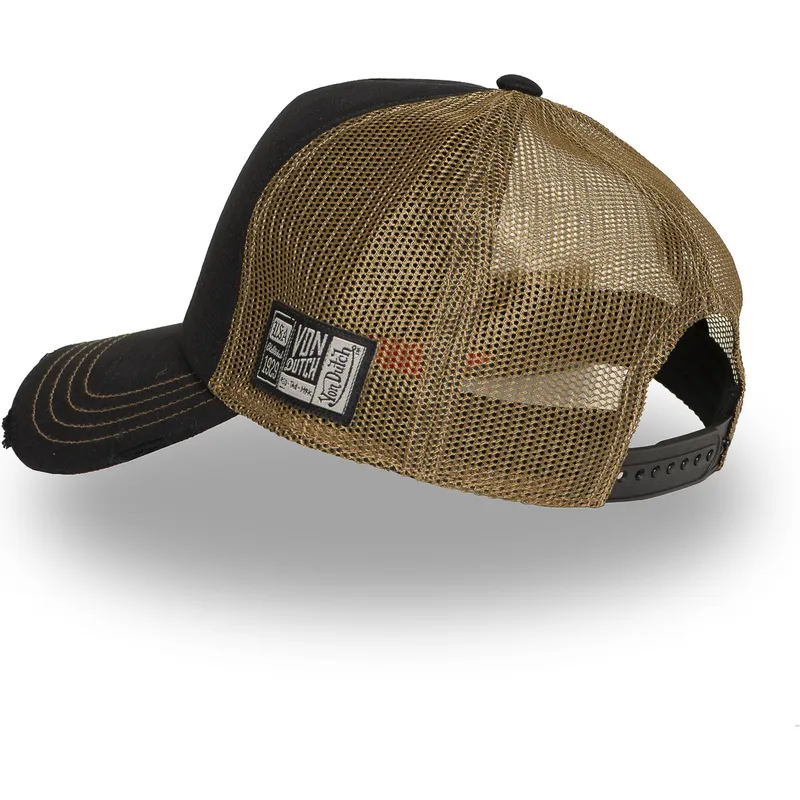 von-dutch-schwarze-und-braune-trucker-kappe-crew25