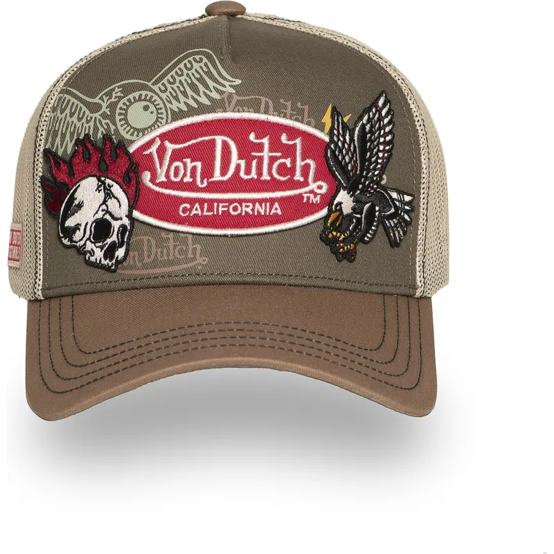 czapka-trucker-brazowa-patches12-od-von-dutch