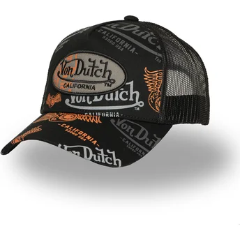 Μαύρο trucker καπέλο CAFE03 της Von Dutch