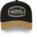 czapka-trucker-czarna-i-brazowa-sem02-von-dutch