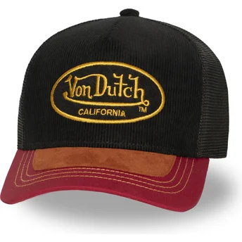 Schwarze und rote Trucker-Kappe SHIELD03 von Von Dutch