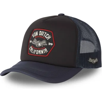 Καφέ και σκούρο μπλε καπέλο τύπου trucker FOAM02 της Von Dutch