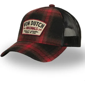 Trucker-Cap rot und schwarz CAR05 von Von Dutch