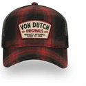 von-dutch-car05-rote-und-schwarze-trucker-mutze