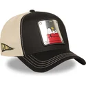 casquette-trucker-noire-et-beige-snoopy-et-woodstock-pea6-naw6-peanuts-capslab
