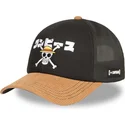 capslab-svart-och-brun-truckerkeps-straw-hat-pirates-op6-one-one-piece