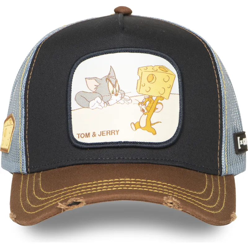 capslab-looney-tunes-taj7-che-tom-und-jerry-mehrfarbige-trucker-kappe