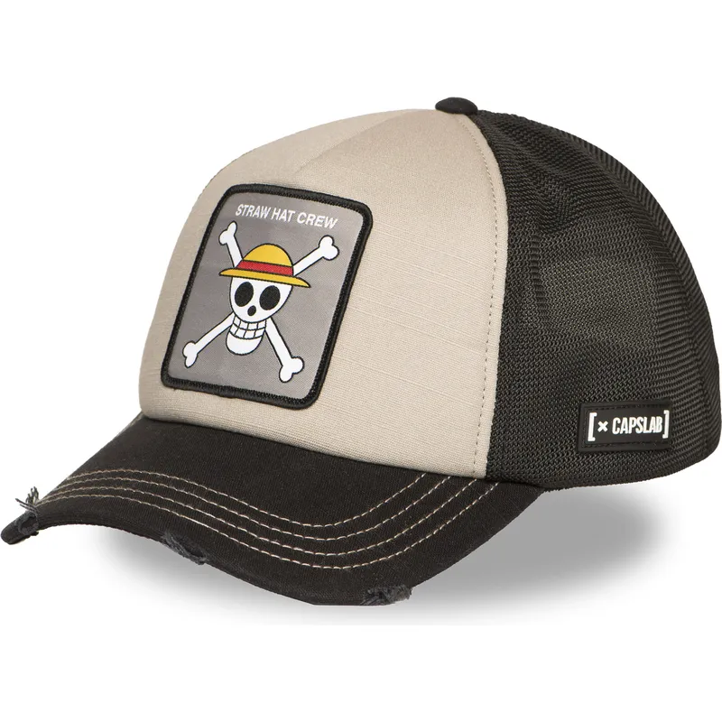 trucker-cap-beige-und-schwarz-straw-hat-pirates-op6-str-one-piece-von-capslab