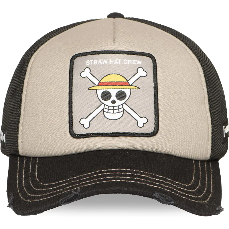 gorra-trucker-beige-und-schwarz-straw-hat-pirates-op6-str-one-piece-von-capslab