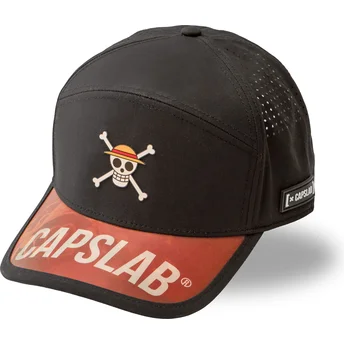 Gorra curva negra ajustable Straw Hat Pirates OP6 PIR One Piece de Capslab
