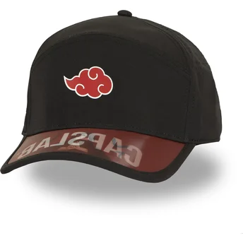 Justerbar svart böjd keps Akatsuki NS5 AKA Naruto från Capslab