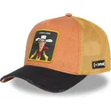 gorra-trucker-naranja-y-negra-lucky-luke-lck2-lob-de-capslab