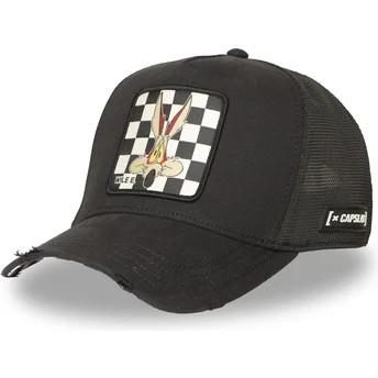 Capslab Wile E. Coyote LOO12 WIL Looney Tunes Black Trucker Hat