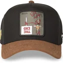 capslab-wile-e-coyote-loo12-wi2-looney-tunes-black-and-brown-trucker-hat