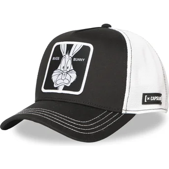 Gorra trucker negra y blanca Bugs Bunny LOO12 BUG CT Looney Tunes de Capslab