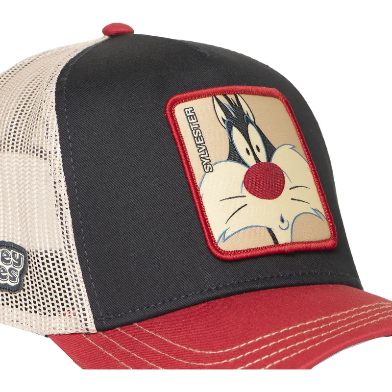 capslab-looney-tunes-silvestre-loo12-syl-mehrfarbige-trucker-kappe