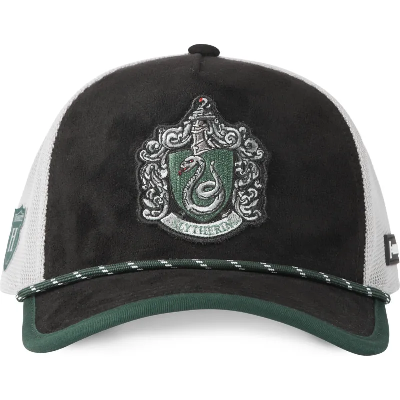 schwarze-und-weisse-slytherin-trucker-kappe-hp3-sly-harry-potter-von-capslab