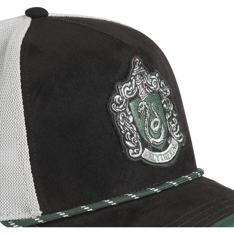 schwarze-und-weisse-slytherin-trucker-kappe-hp3-sly-harry-potter-von-capslab