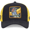 capslab-robot-grendizer-goldorak-gol6-gol-robot-grendizer-navy-blue-and-yellow-trucker-hat