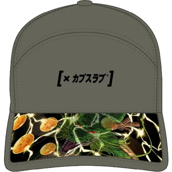 Zielona zakrzywiona regulowana czapka z daszkiem Shenron DBZ10 SHE Dragon Ball od Capslab