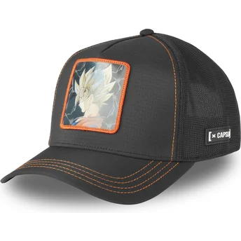 Casquette trucker noire Son Goku DBS7 SSJ Dragon Ball Capslab
