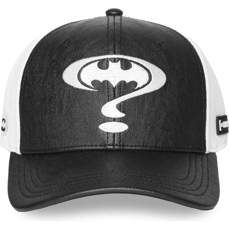 schwarze-und-weisse-trucker-kappe-batman-dc10-bat-dc-comics-von-capslab