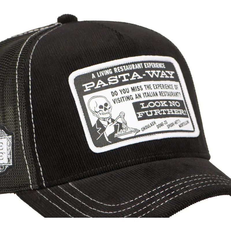 schwarze-trucker-cap-pasta-way-btj-pas-beetlejuice-von-capslab