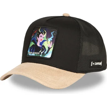 Capslab Maleficent Dark Power SP PRI3 Disney Black and Brown Trucker Hat