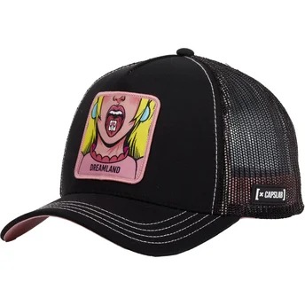Casquette trucker noire Dreamland CAS2 DRE1 Capslab