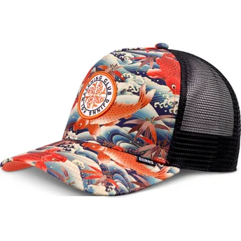 Mehrfarbige Trucker-Cap Koi Watching Club HFT von Djinns