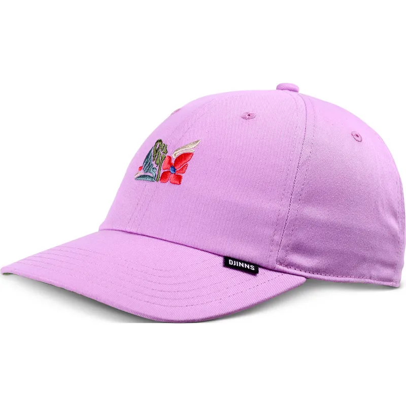 justerbar-lila-bojd-keps-m-flowers-fran-djinns