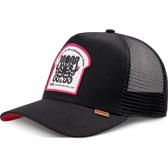 Schwarze Trucker-Kappe Octovino HFT von Djinns