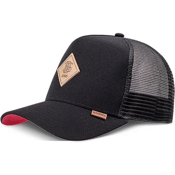 Czarna czapka trucker Plainlace HFT od Djinns