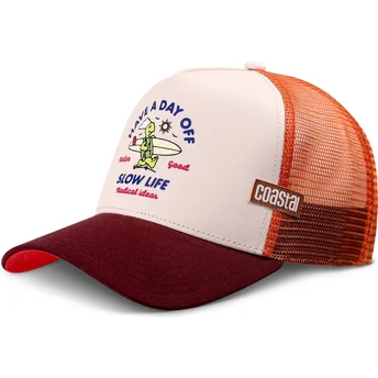 Casquette trucker marron Day Off HFT Coastal