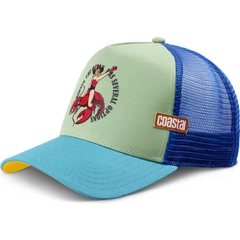 Coastal Cowgirl Option HFT blå och grön truckerkeps