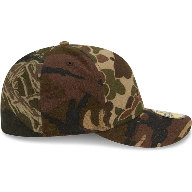 czapka-z-zakrzywionym-daszkiem-kamuflaz-dopasowana-59fifty-pre-curved-brushed-cotton-three-looms-woodland-new-era