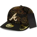 new-era-curved-brim-59fifty-low-profile-floral-cord-three-looms-printed-corduroy-atlanta-braves-mlb-black-fitted-cap