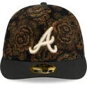 new-era-curved-brim-59fifty-low-profile-floral-cord-three-looms-printed-corduroy-atlanta-braves-mlb-black-fitted-cap