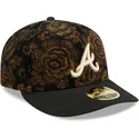 new-era-curved-brim-59fifty-low-profile-floral-cord-three-looms-printed-corduroy-atlanta-braves-mlb-black-fitted-cap