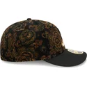 new-era-curved-brim-59fifty-low-profile-floral-cord-three-looms-printed-corduroy-atlanta-braves-mlb-black-fitted-cap