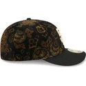 svart-bojd-keps-justerbar-59fifty-low-profile-floral-cord-three-looms-printed-corduroy-san-diego-padres-mlb-fran-new-era