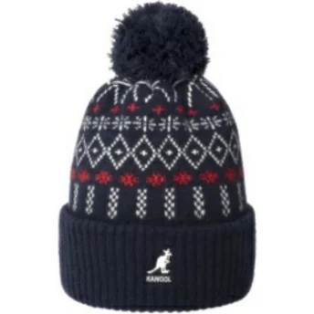 Gorro azul marino con pompón Holiday Dk Blue de Kangol