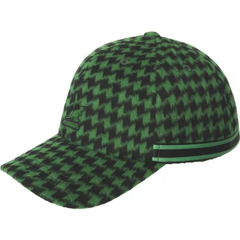 Casquette courbée verte ajustable Block Zig Baseball Green Kangol