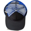 blaue-und-schwarze-trucker-kappe-pitbull-hund-flex-pitbull-suede-the-farm-von-goorin-bros