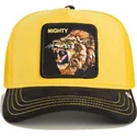 truckerkeps-gul-och-svart-lejon-mighty-lion-suede-the-farm-fran-goorin-bros