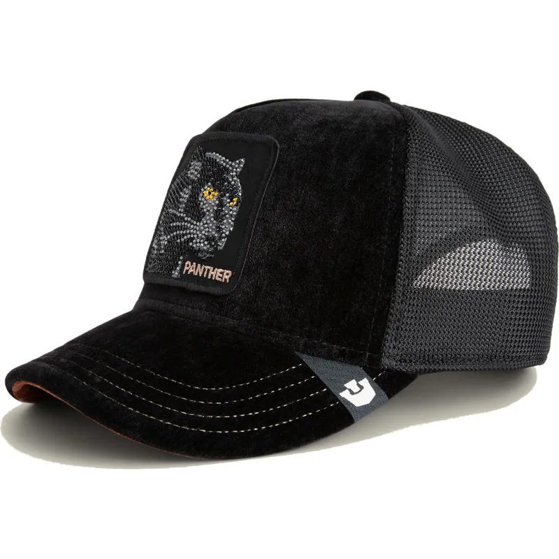 svart-trucker-keps-panter-iced-panther-jewel-tones-the-farm-fran-goorin-bros