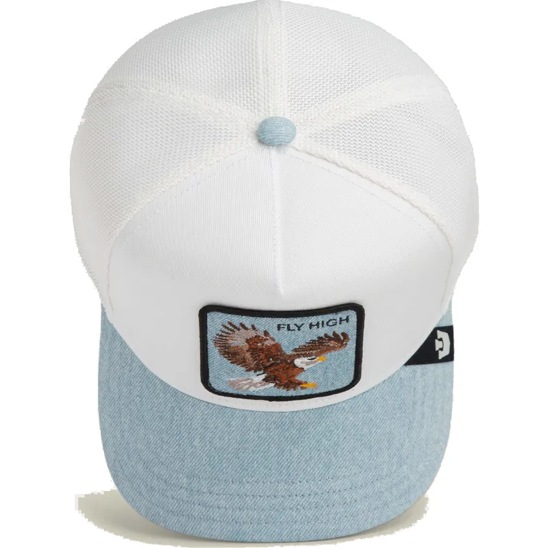 weisse-und-blaue-trucker-kappe-mit-adler-fly-high-denim-the-farm-von-goorin-bros